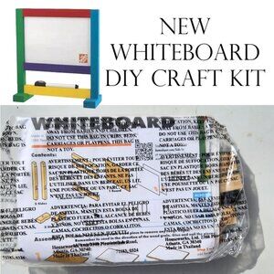 NEW Home Depot Kids Workshop Whiteboard Craft Kit Stem Toy DIY Building Set Whit